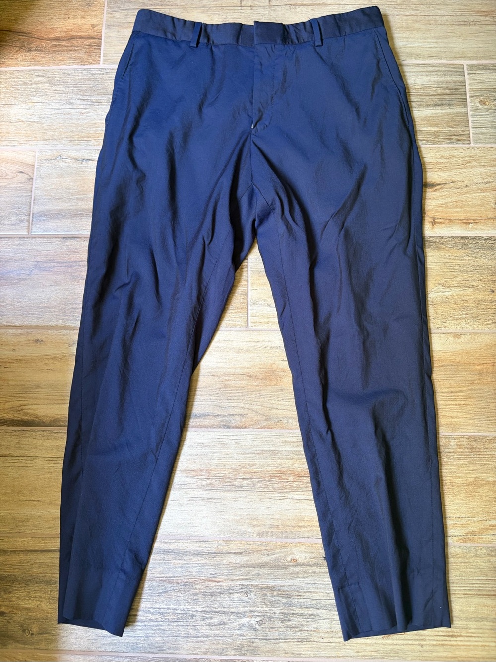 Boss Men's Navy Dress Pants - Classic Tailored Fit